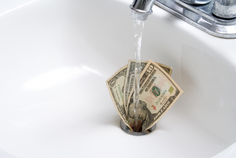 9 Ways You Are Throwing Money Down The Drain